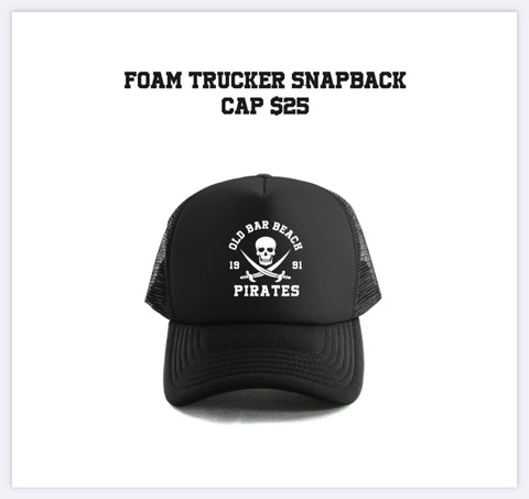 Foam Trucker Snapback Cap - Pirates est 1991